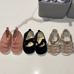 Lot Girls Toddler Baby Shoes 12-18M